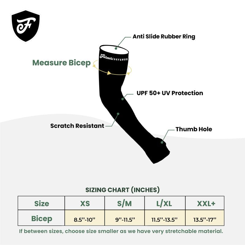 UV Protective Gardening Arm Sleeves - UPF 50+ Eco-Friendly Sun Cover for Women & Men