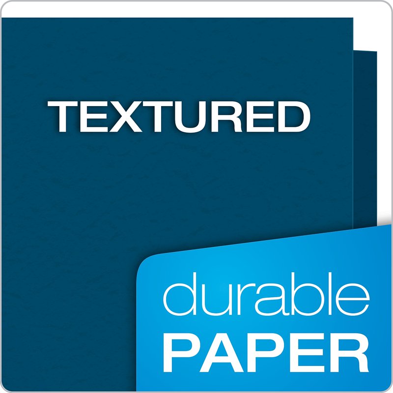 Twin Pocket Folder 25 Pack - Recycled Leatherette Office Document Organizer
