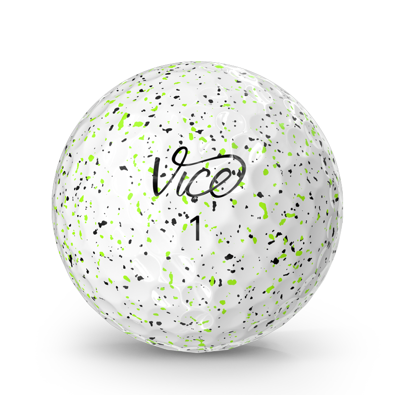 Vice Pro Plus Golf Balls, Drip Lime 12 Pack — Variation: Drip Lime, Single