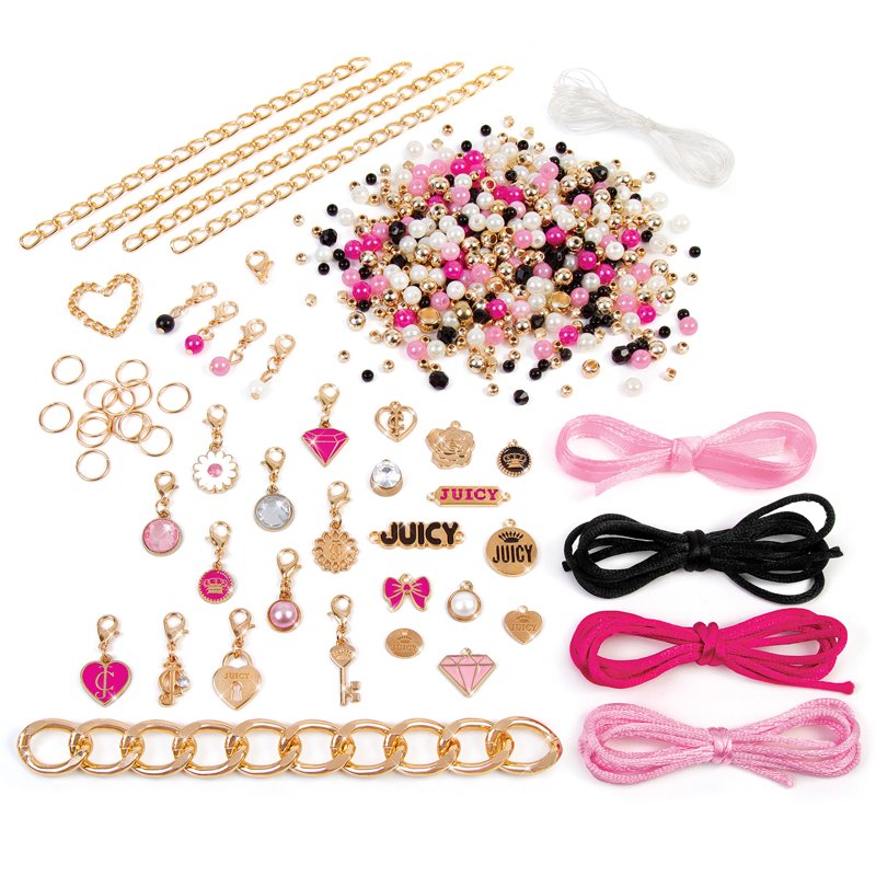 DIY Jewelry Kit for Girls - Make 18 Bracelets with Beads & Charms