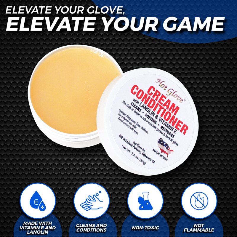 Hot Glove Break-In Kit for Baseball and Softball Gloves - Includes Heat Treatment and Conditioner