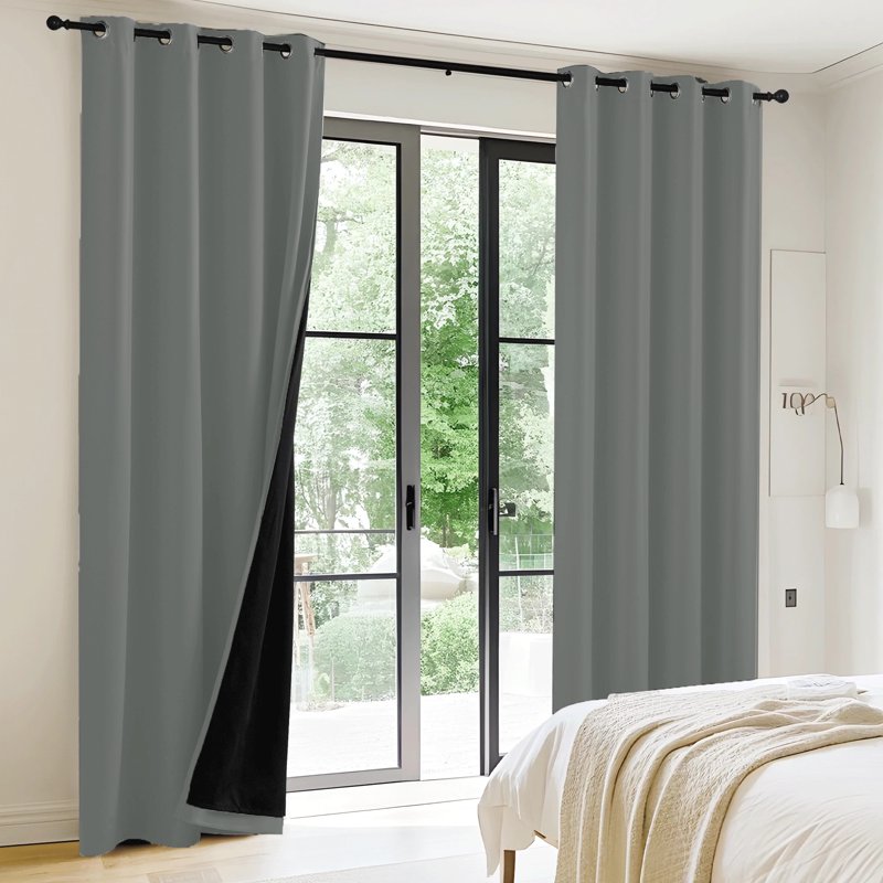 Blackout Window Curtains 95% Light Blocking Thermal Insulated Drapes for Bedroom & Living Room