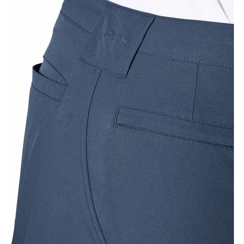 Men's Lightweight Tech Shorts - 4-Way Stretch, Zipper Pockets, Comfortable Fit