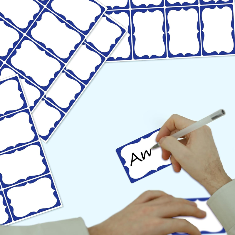 400 Pcs Name Tag Stickers 2x3 Inch Writeable Adhesive Labels for Office School Party