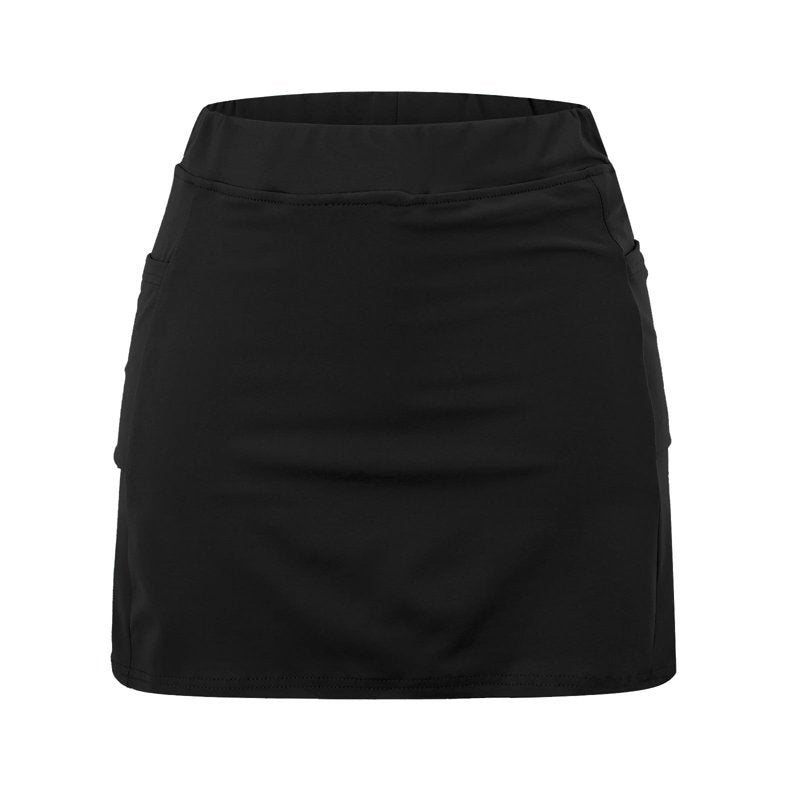Women's High Waist Tennis Skirt with Tummy Control Pleated Golf Skorts with Shorts Pockets