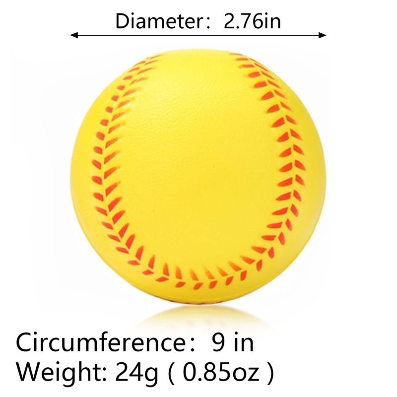 Foam Baseballs for Training & Practice - Safe Indoor & Outdoor Play
