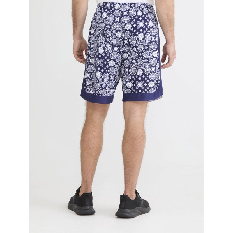 Men's Printed Basketball Shorts - 8-Inch Inseam Active Fit Sportswear