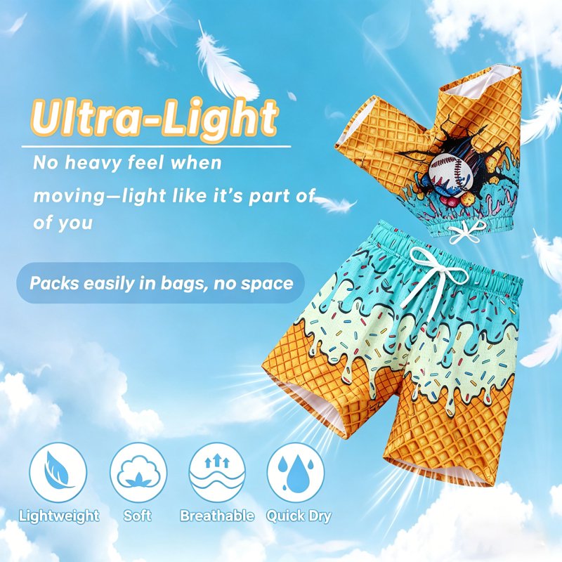 Kids Athletic Performance Shorts Breathable Mesh Quick-Dry Stretch Basketball Active Sweat Shorts