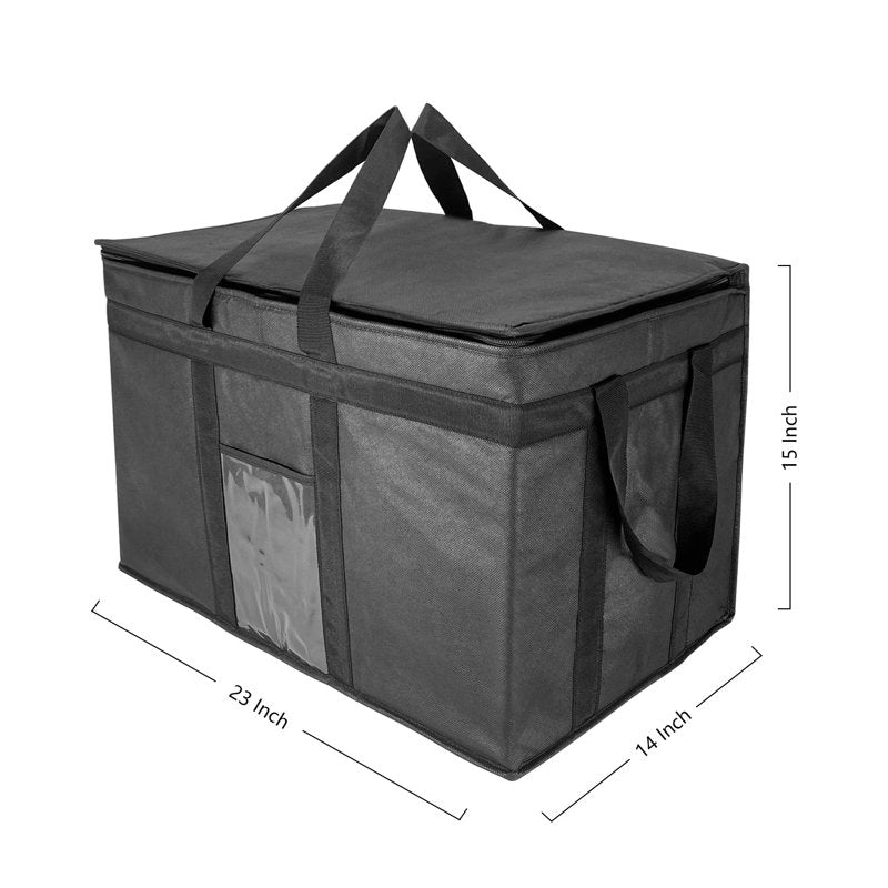 Insulated Cooler Bag Large Food Delivery & Grocery Transport 23x15x14