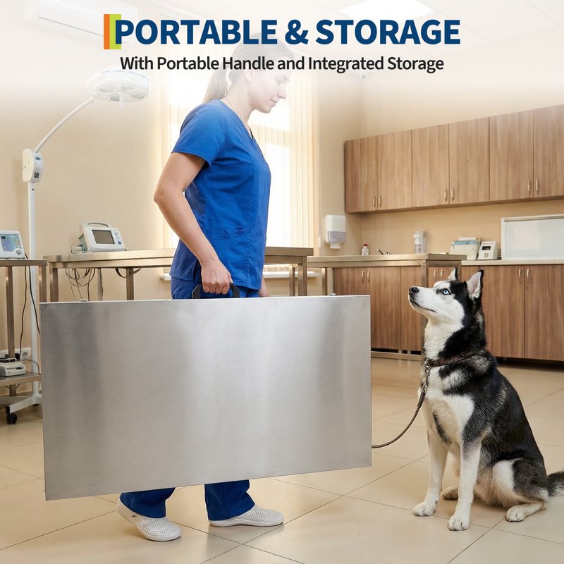 Digital Livestock Scale 1100 lbs Stainless Steel Platform Animal Floor Scale