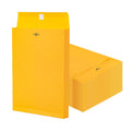 Heavy Duty Manila Envelopes with Clasp 9x12 Inch Bulk Pack - Expandable Office & Mailing Storage