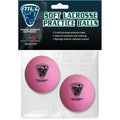 Soft Lacrosse Practice Balls Set of 2 - Pink for Training & Skills