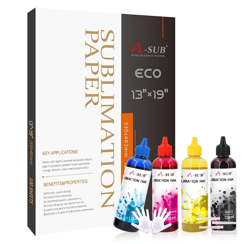 Sublimation Paper & Ink Bundle for Inkjet Printers - All Sizes & Quantities