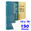 Sublimation Transfer Paper 150 Sheets 13x19 Inch for Inkjet Printers