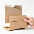 Self-Seal Kraft Envelopes for 4x6 Photos & Invitations - 70 Pack
