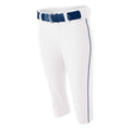 Women's Softball Pants - Athletic Performance Polyester with Piping