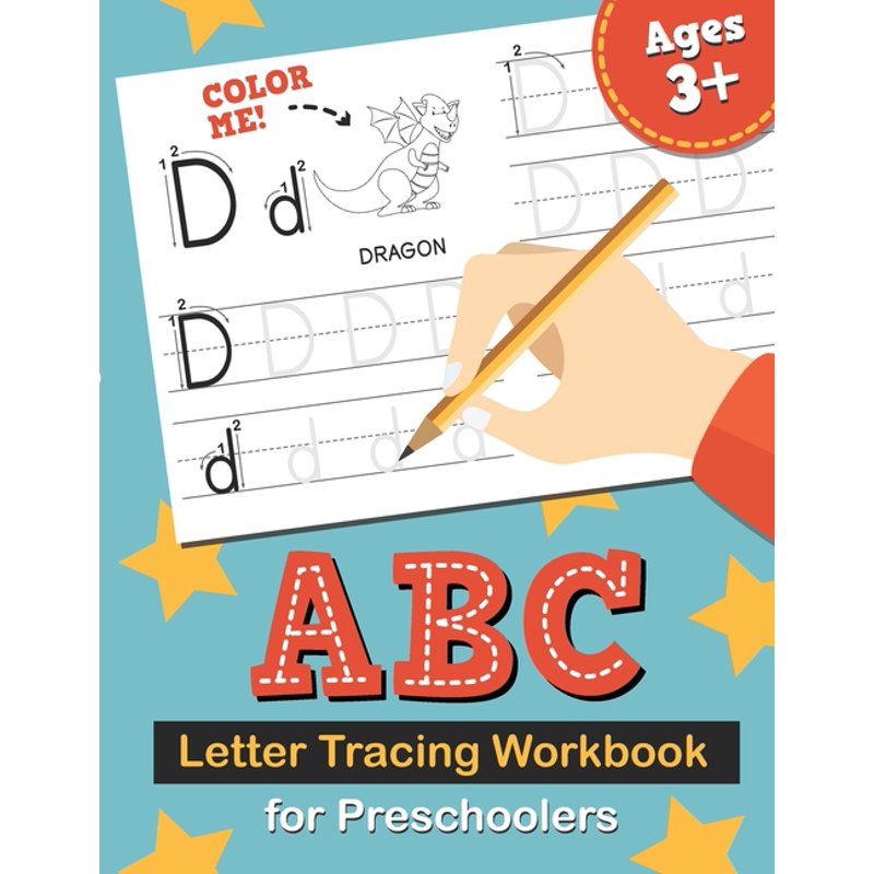 Kids Alphabet Tracing Workbook for Preschool & Kindergarten Practice