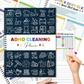 Reusable ADHD Cleaning Planner for Adults - Blue Organizer & Routine