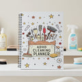 Household Cleaning Planner - Chore Schedule & Checklist Organizer for ADHD, 8.3x11 Spiral Notebook
