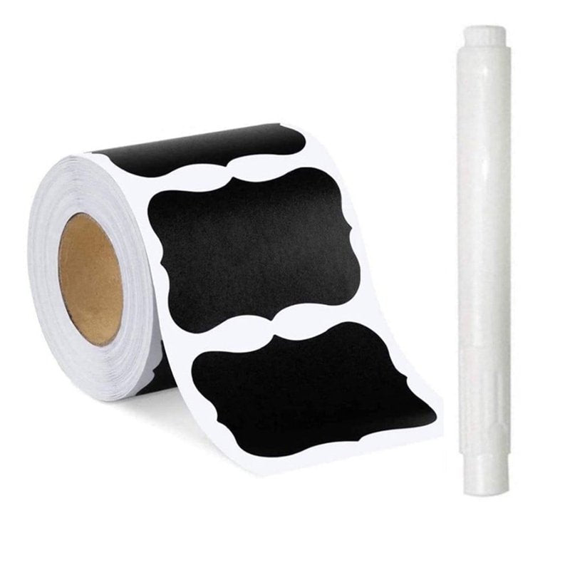 Reusable Chalkboard Labels Set - 150 Waterproof Stickers for Kitchen & Pantry Organization