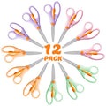 12-Pack Blunt Tip Safety Scissors | Plastic Training Office & Classroom Craft Scissors