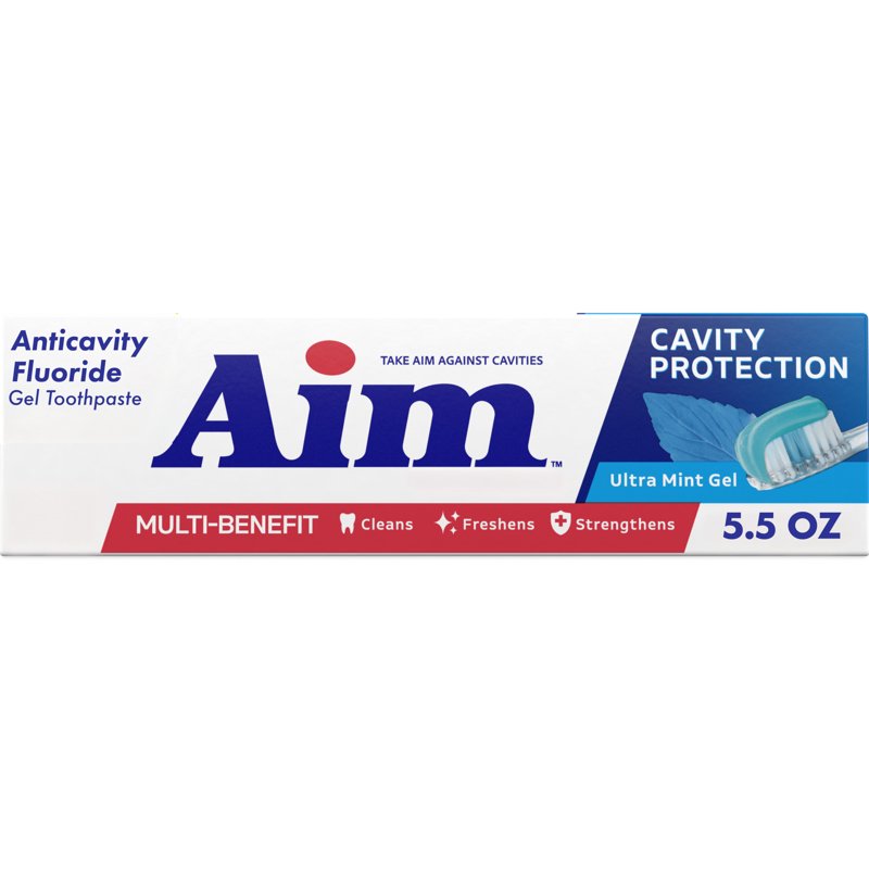 Cavity Protection Toothpaste Gel Ultra Mint 5.5 oz | Multi-Pack Options