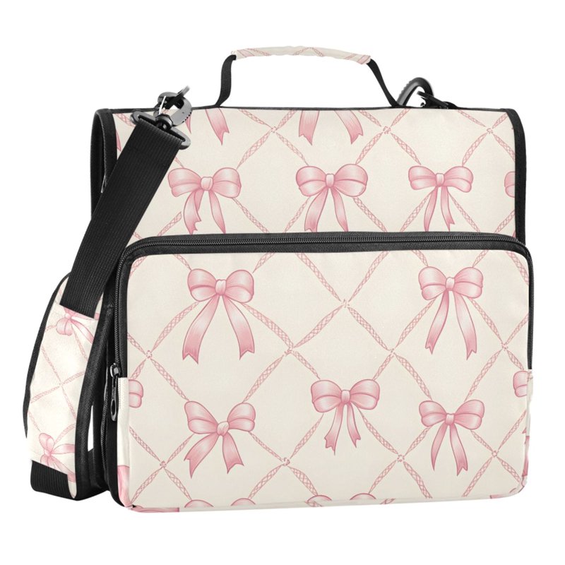 Zipper Binder with Multiple Pockets and 3-Ring File Organizer, 1.5 Inch Capacity