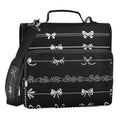 Zipper Binder Organizer Bag with Multiple Pockets and 3-Ring File Holder