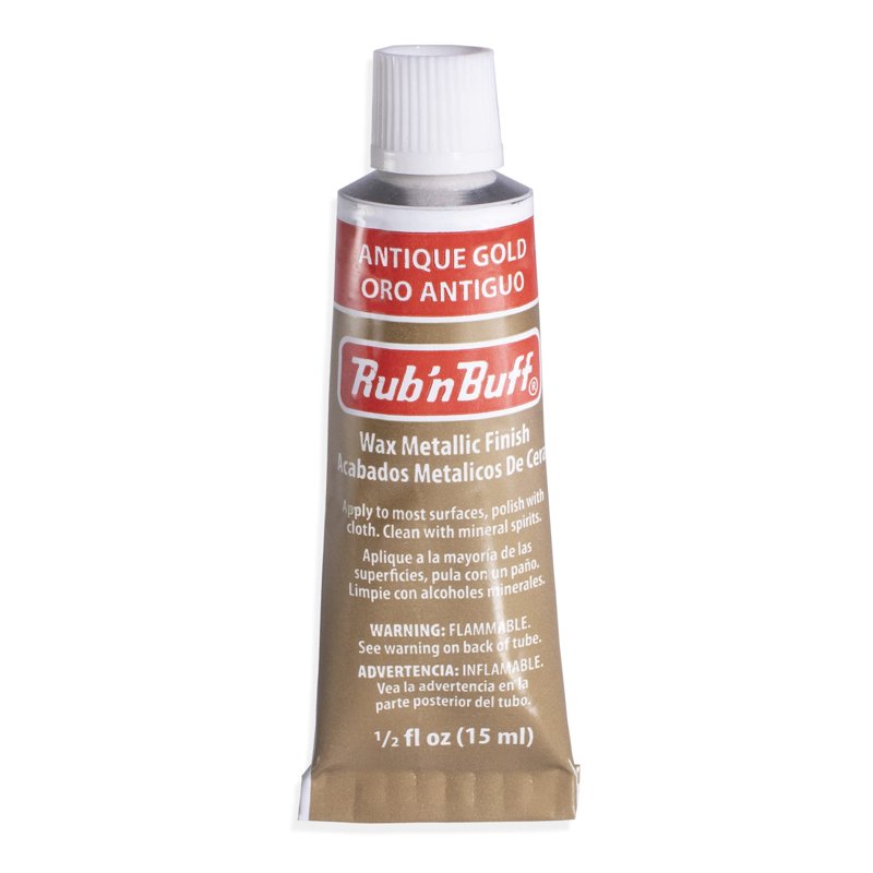 Metallic Wax Finish - 0.5oz for Wood, Metal, Glass & Crafts
