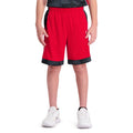 Boy's Athletic Basketball Shorts - Pull-On Mesh Performance Active Wear