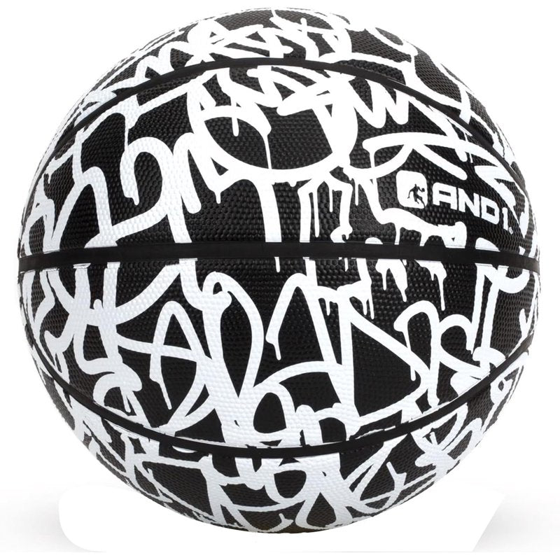 Official Size Rubber Basketball for Indoor & Outdoor Play - 29.5 Inch Streetball