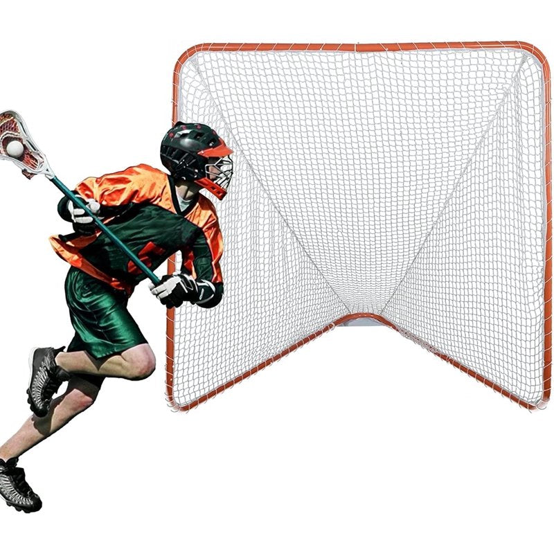 Portable Lacrosse Goal 6x6x7 Feet for Backyard & Practice Training