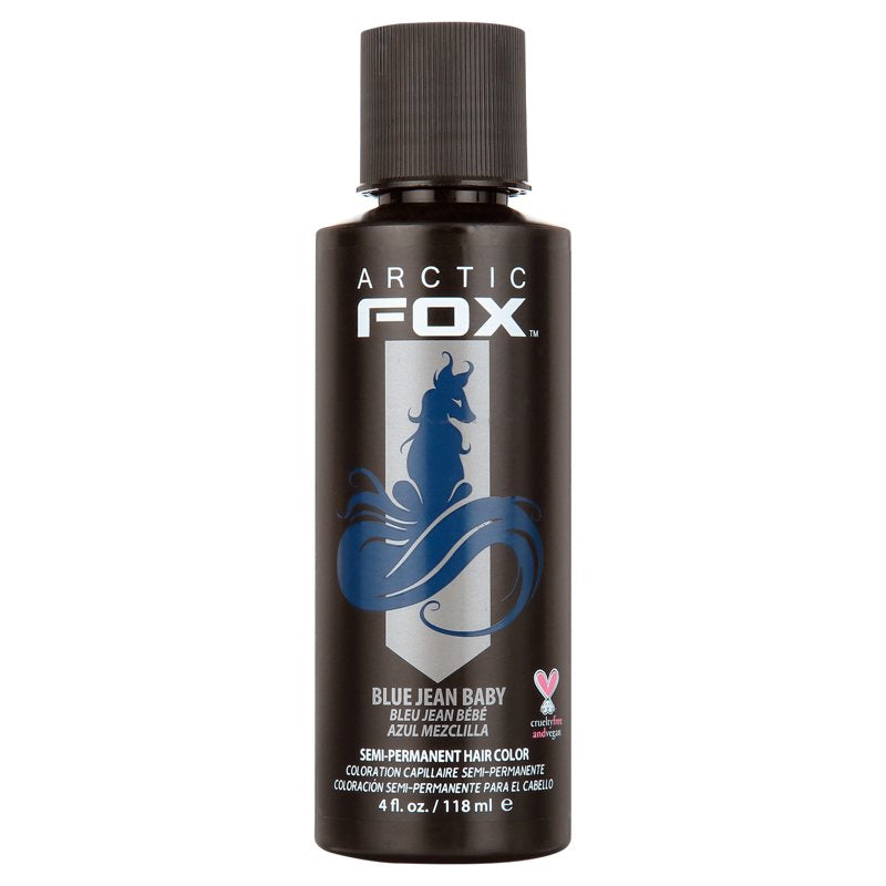 Vegan Semi-Permanent Hair Dye - Long-Lasting Blue Jeans Color - Arctic Fox