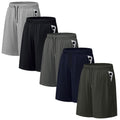 Men's Athletic Shorts Mesh Workout Gym Activewear with Pockets - 8 Inch Inseam