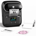 Portable Bluetooth Label Maker with Tape - Thermal Printer for Small Business and Home Organization