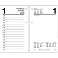 Recycled Daily Desk Calendar Refill 2026 - 12 Months, Standard Size