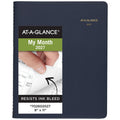 Large Navy 15-Month Monthly Planner 9x11 - Office Organizer