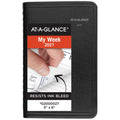 2027 Weekly Appointment Book Planner Small Black 5x8