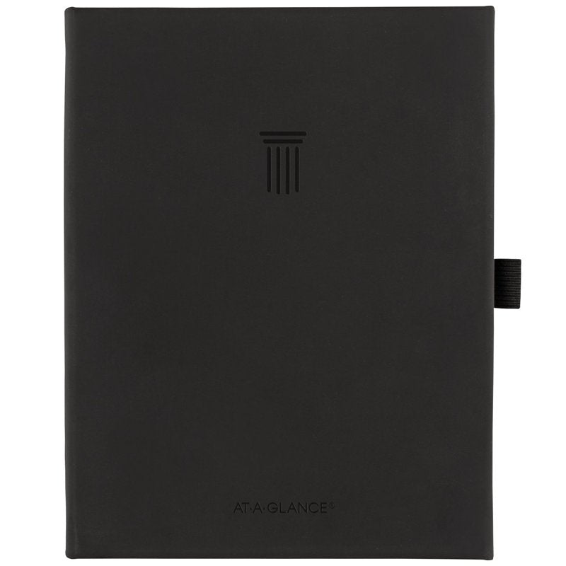 Undated Small Planner 5.5 x 8.5 Inch with Stickers & Pocket - Black