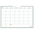 Large Undated Self-Adhesive Dry-Erase Wall Calendar for Planning