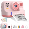Kids Instant Print Camera with 32G SD Card & Paper - Portable Digital Toy Gift