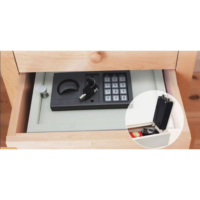 Digital Drawer Safe Hidden Security Box for Jewelry Guns Cash Portable