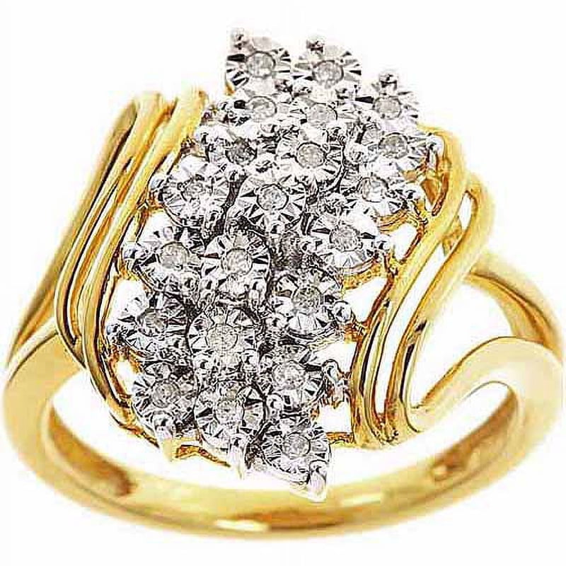 White Diamond Accent Ring - 0.10 Carat T.W. Round Jewelry