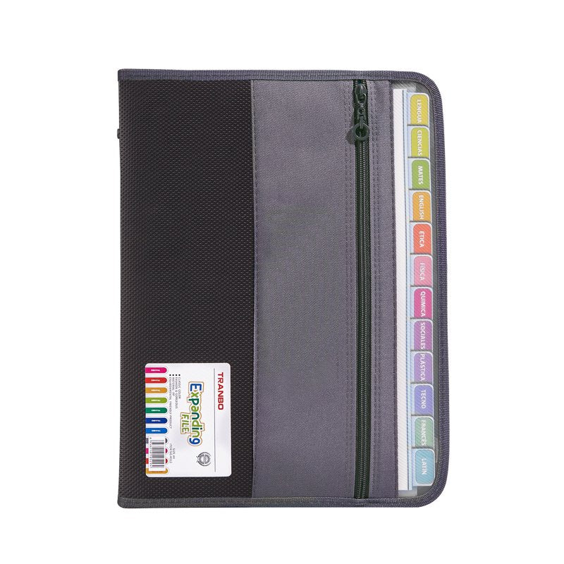 Accordion File Organizer with 13 Pockets, Portable Document Folder with Handle & Labels, Waterproof A4 & Letter Storage