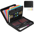 Fireproof Accordion File Organizer with 13 Pockets, Water-Resistant Document Storage Folder
