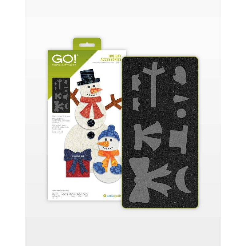Holiday Accessories Die Cut Set for Appliqué Crafts - Multiple Shapes