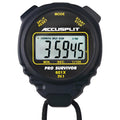 Digital Stopwatch with Cumulative Split & Water Resistance - Black