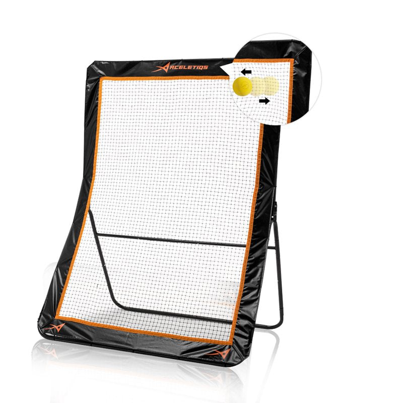 Lacrosse Rebounder Net 5x7 Feet Practice Pitchback Screen for Shooting & Catching