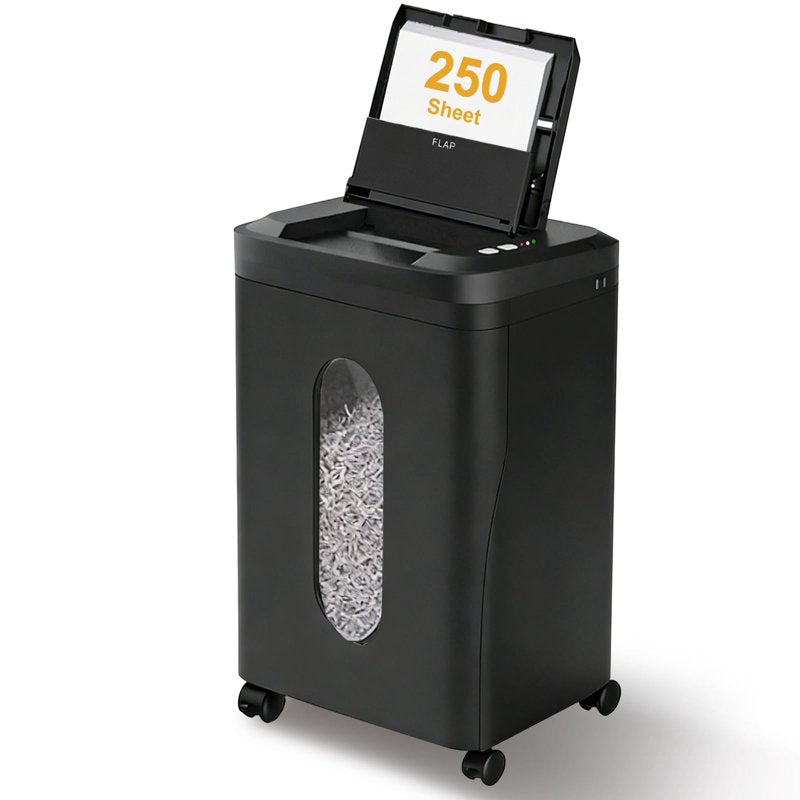Heavy Duty Micro Cut Paper Shredder with Auto Feed and Large Bin - P-5 Security
