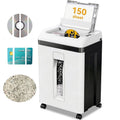 Heavy Duty Micro Cut Paper Shredder for Home Office with Auto Feed 150 Sheets